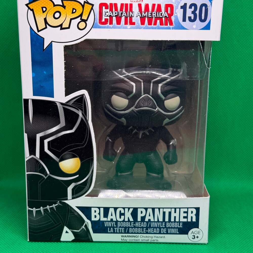 Funko Pop! Marvel Captain America: Civil War Black Panther #130 Vinyl Figure